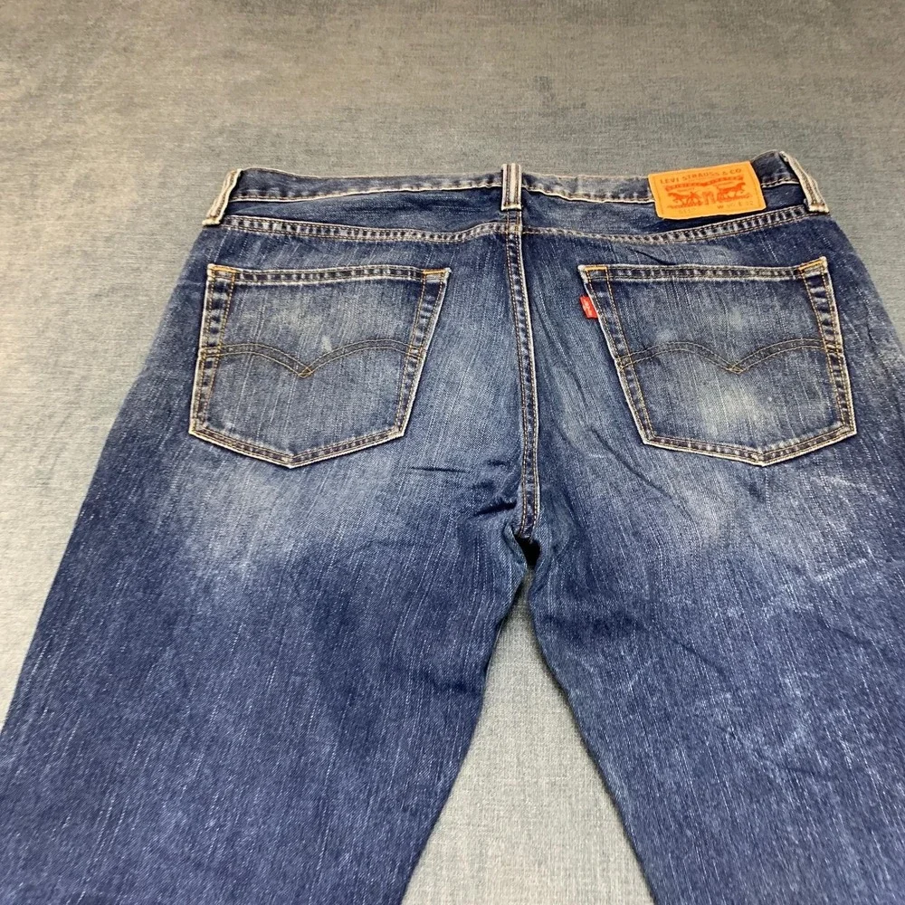 Vintage Levi's 511 Jeans Mens 36x32 Blue Denim Cotton Slim Fit Straight Leg Y2K